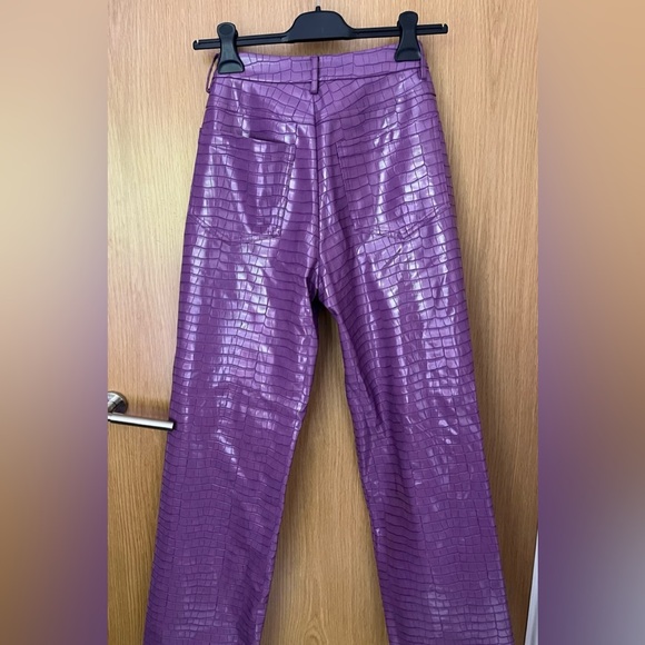 ROTATE Birger Christensen faux leather pants, US 4 - Picture 6 of 8